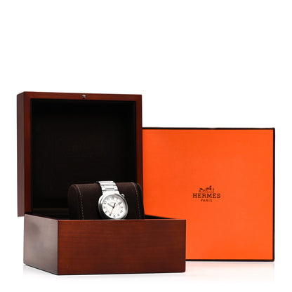 Hermes Stainless Steel 36mm Cut Automatic Watch 6 of 6