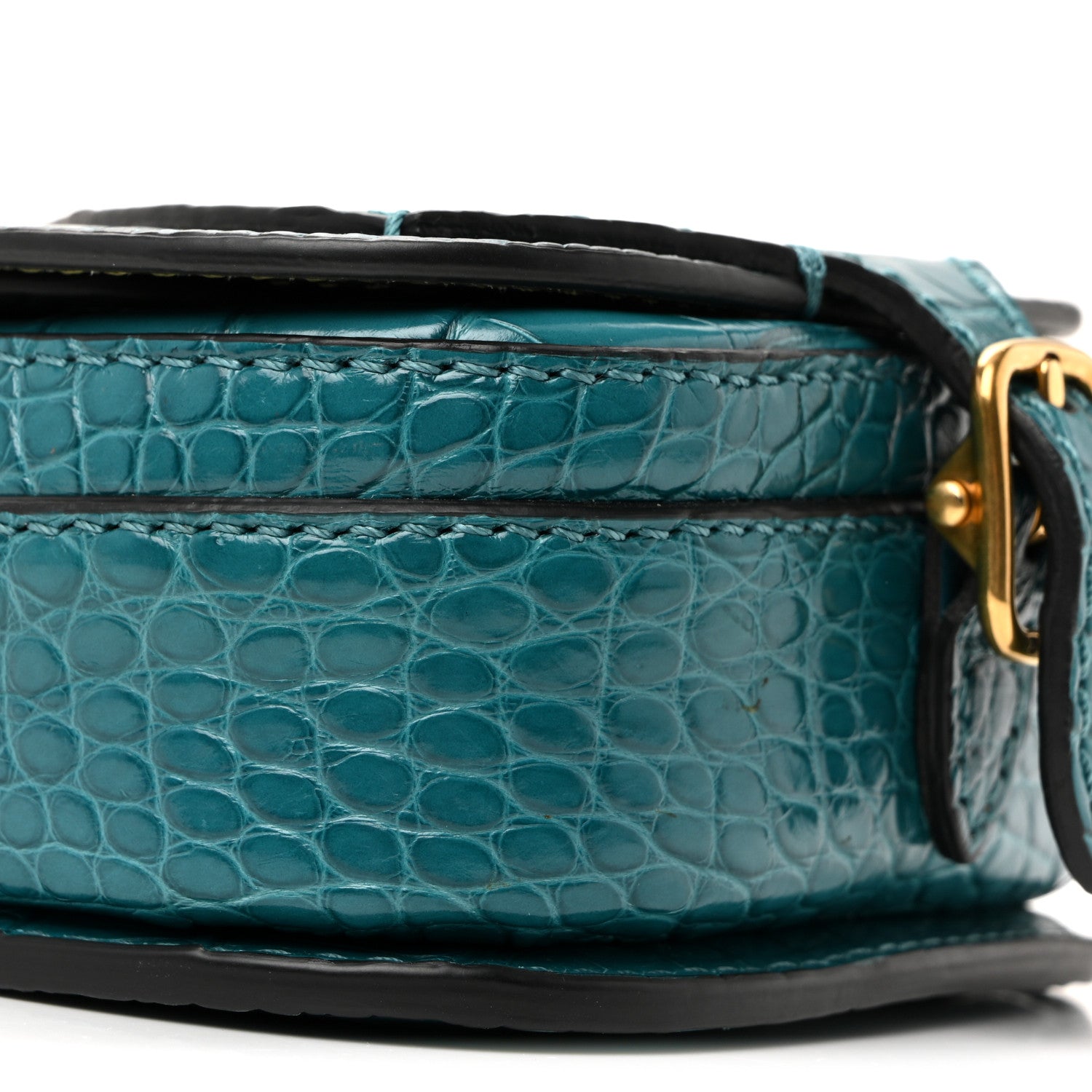 Burberry Alligator Bridle Micro Satchel Turquoise 27 of 31