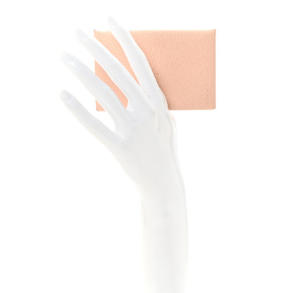 Hermes Epsom Calvi Card Case Rose Eglantine 2 of 6