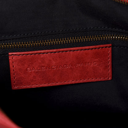 Balenciaga Agneau Classic Hardware Town Rouge Coquelicot 6 of 9