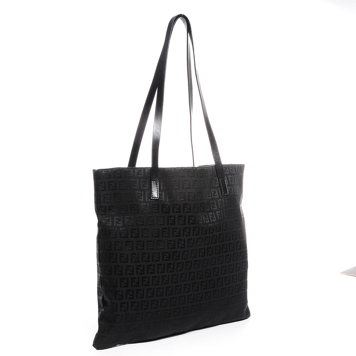 Fendi Zucchino Shopping Tote Black 3 of 7