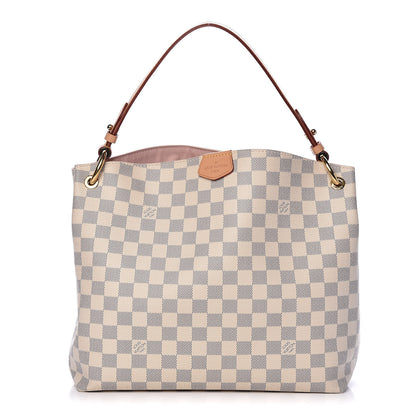 Louis Vuitton Damier Azur Graceful PM Rose Ballerine 1 of 10