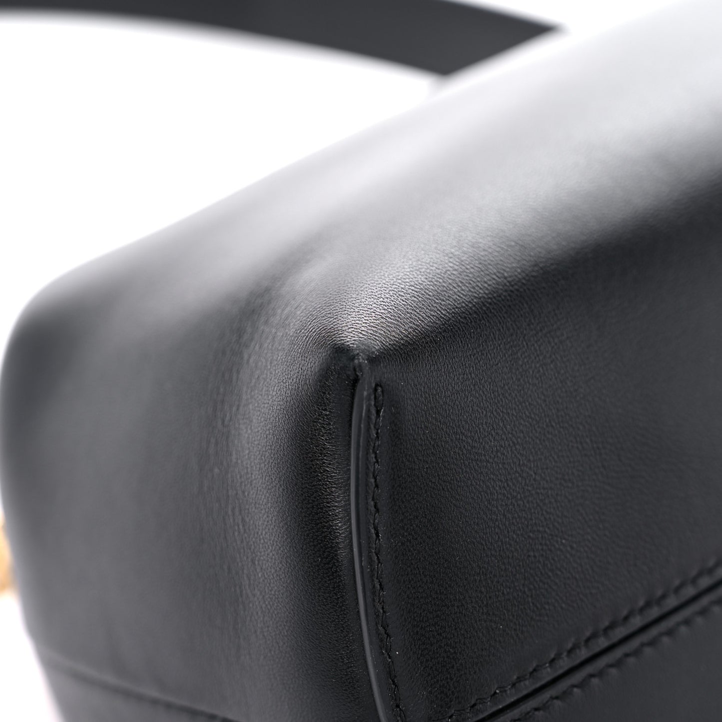 Shiny Nappa Medium Fendi First Black