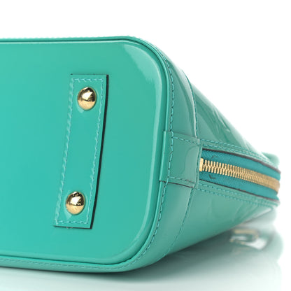 Louis Vuitton Vernis Alma BB Turquoise 9 of 12