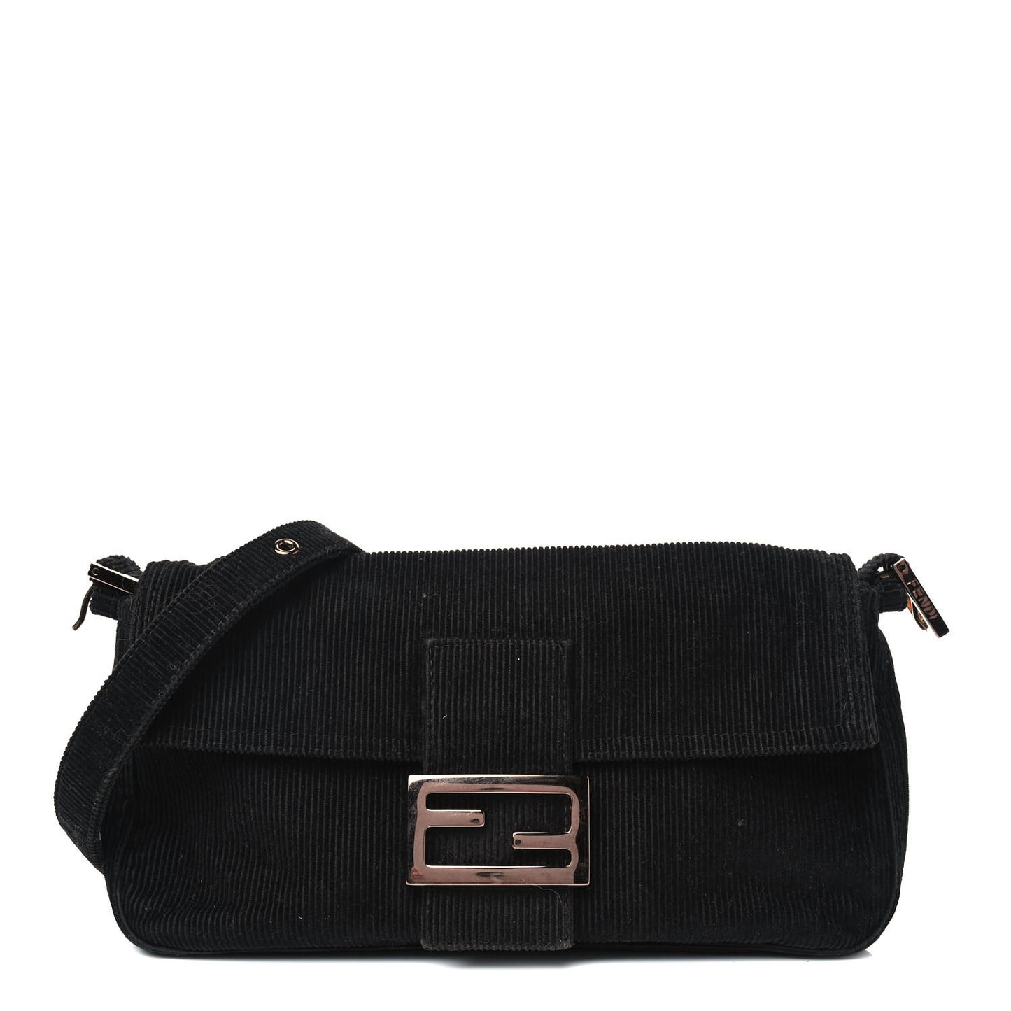 Corduroy Baguette Black