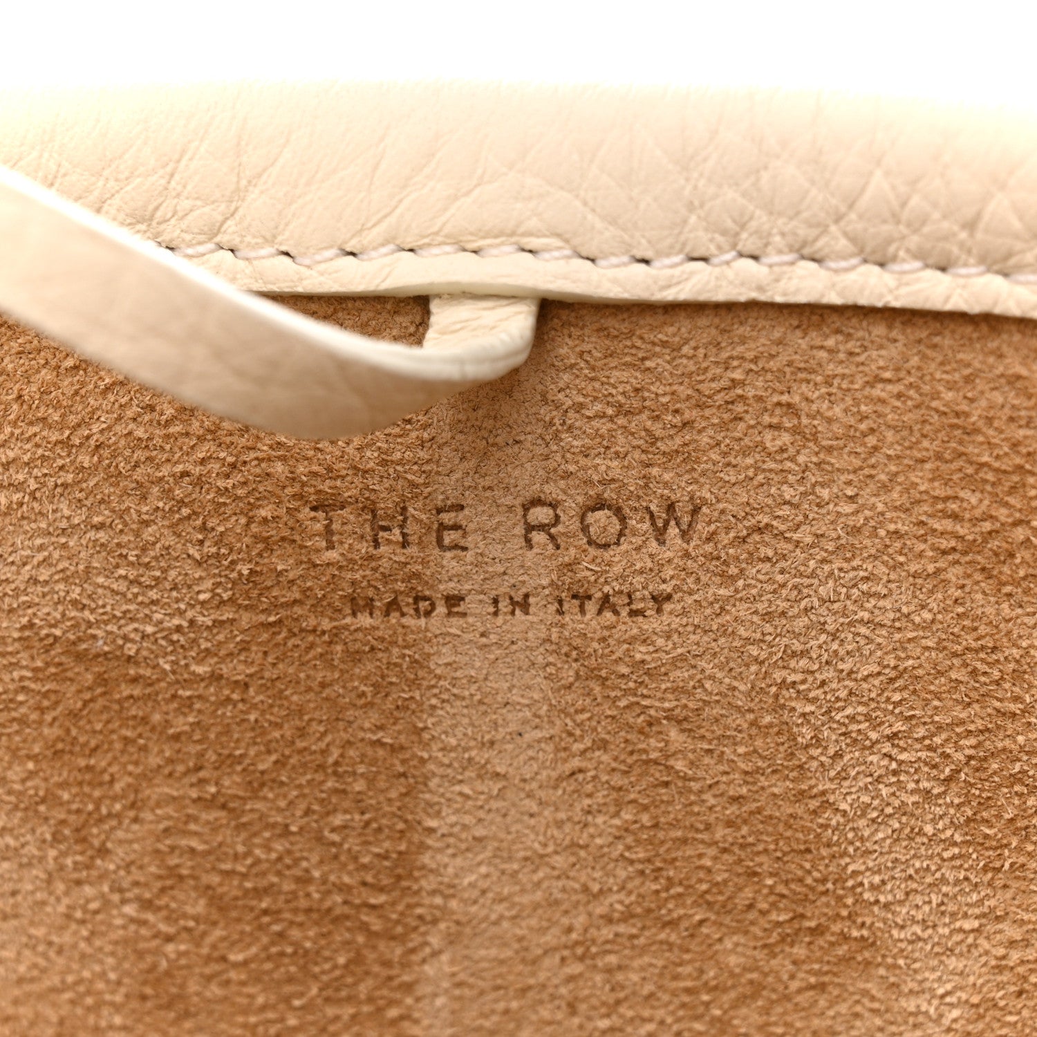 The Row Grained Calfskin Small N/S Hook Tote Ivory 6 of 10