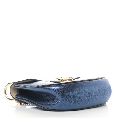 Chloe Metallic Drew Shoulder Bag Blue 3 of 4