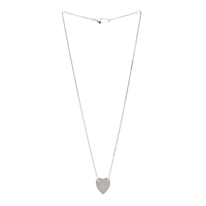 Gucci Sterling Silver Trademark Heart Pendant Necklace 3 of 6