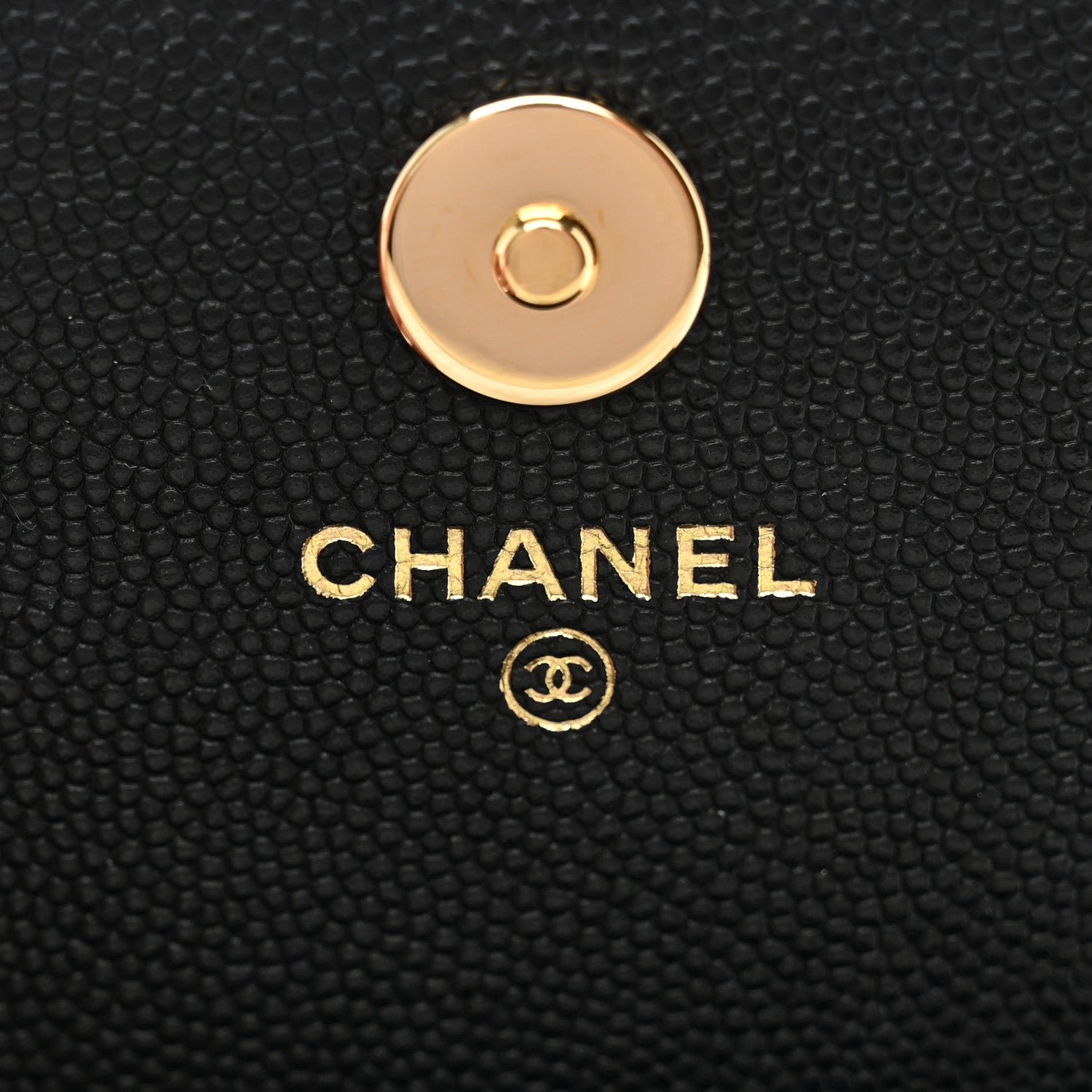Chanel Caviar Quilted Pocket Twins Clutch With Chain Black 6 of 12