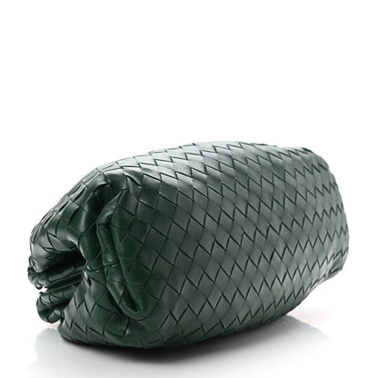 Bottega Veneta Nappa Maxi Intrecciato The Pouch Oversized Clutch Raintree 4 of 8