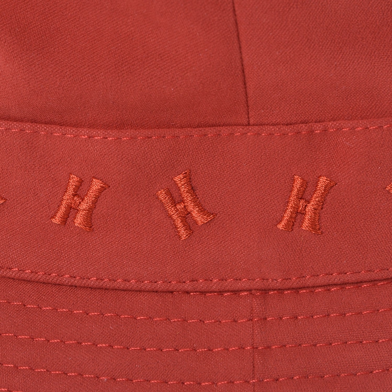 Hermes Polyester Nylon Marais Hat 58 Rouge 7 of 9