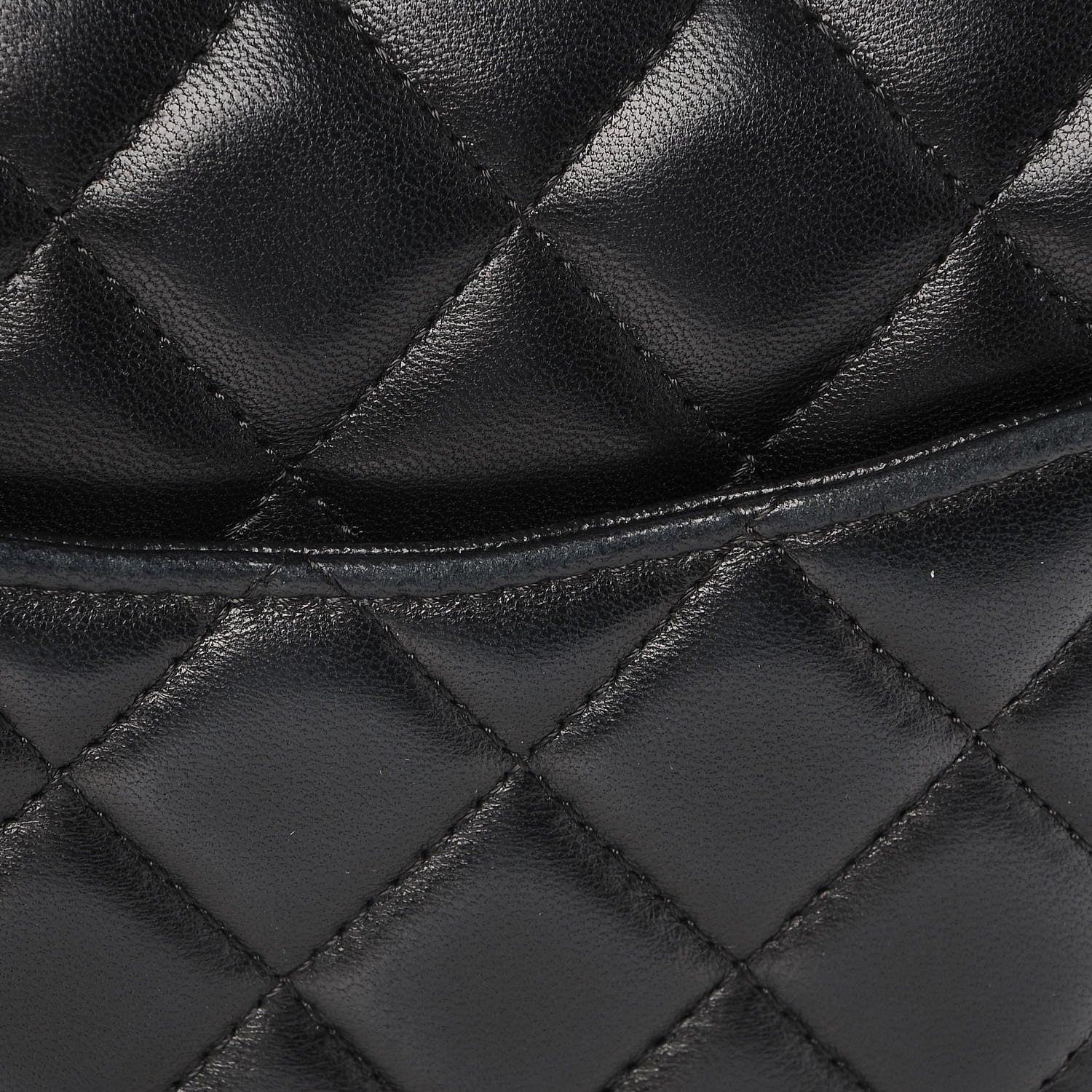 Chanel Lambskin Quilted Mini Rectangular Flap Black 8 of 9