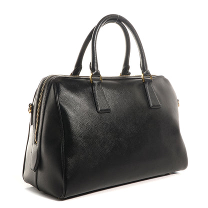 Prada Saffiano Lux Bowler Black 5 of 12