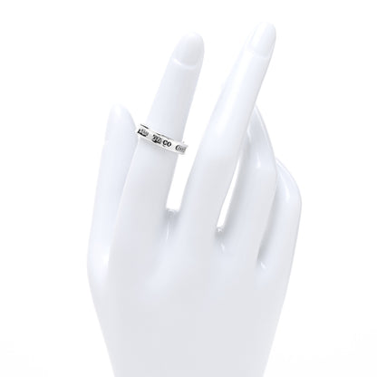 Tiffany Sterling Silver Narrow 1837 Band Ring 49 5 2 of 4