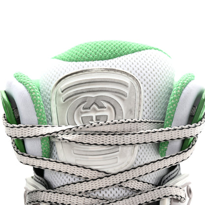 Gucci Demetra Mens Basket High Top Sneakers 8 Holly Green Great White Black 14 of 28