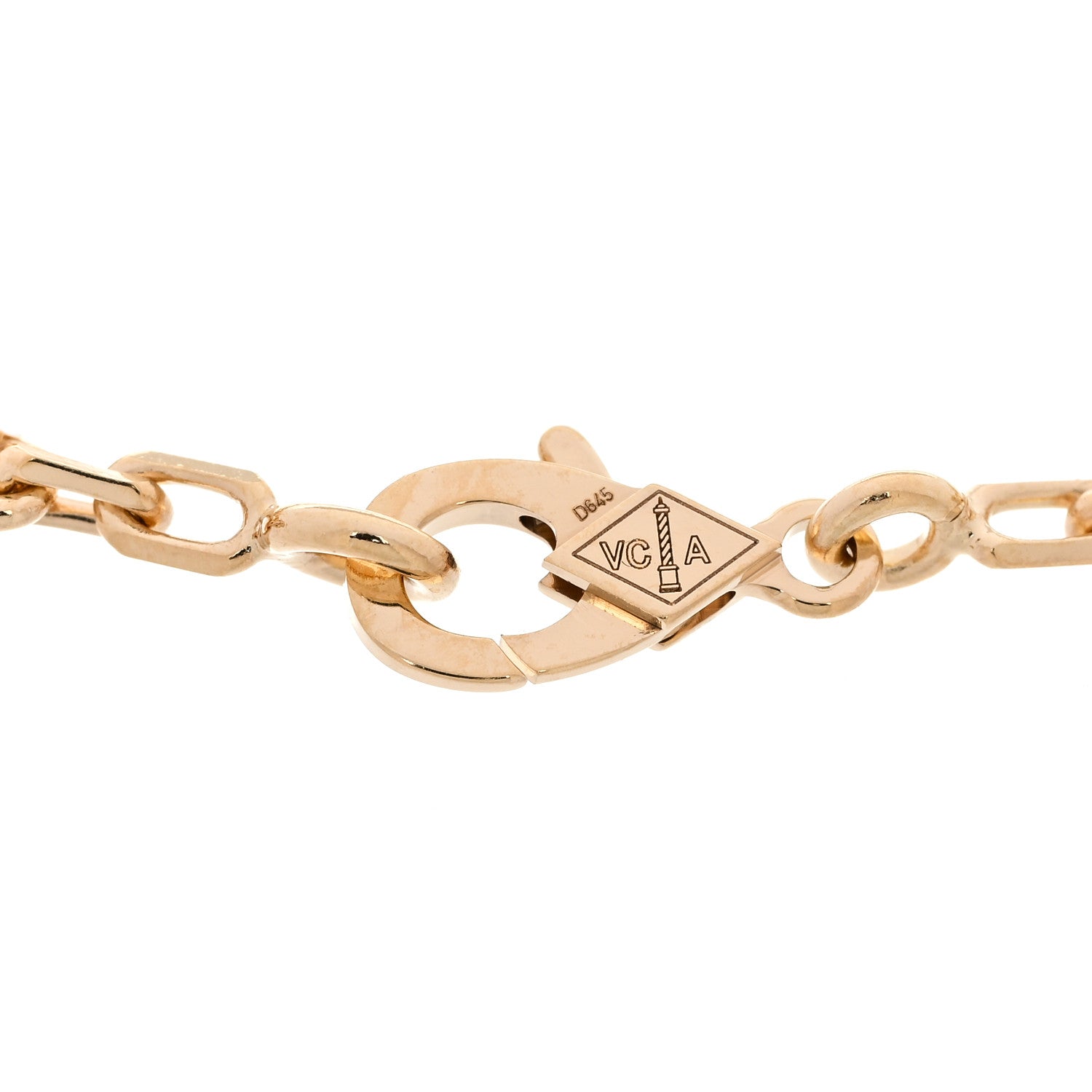 Van Cleef & Arpels 18K Yellow Gold Carnelian 5 Motifs Vintage Alhambra Bracelet 3 of 5