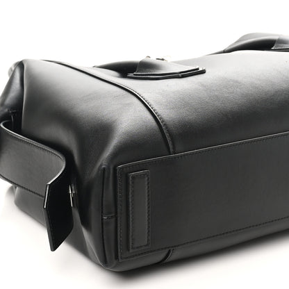 Givenchy Smooth Calfskin Medium Antigona Soft Lock Duffle Bag Black 8 of 9