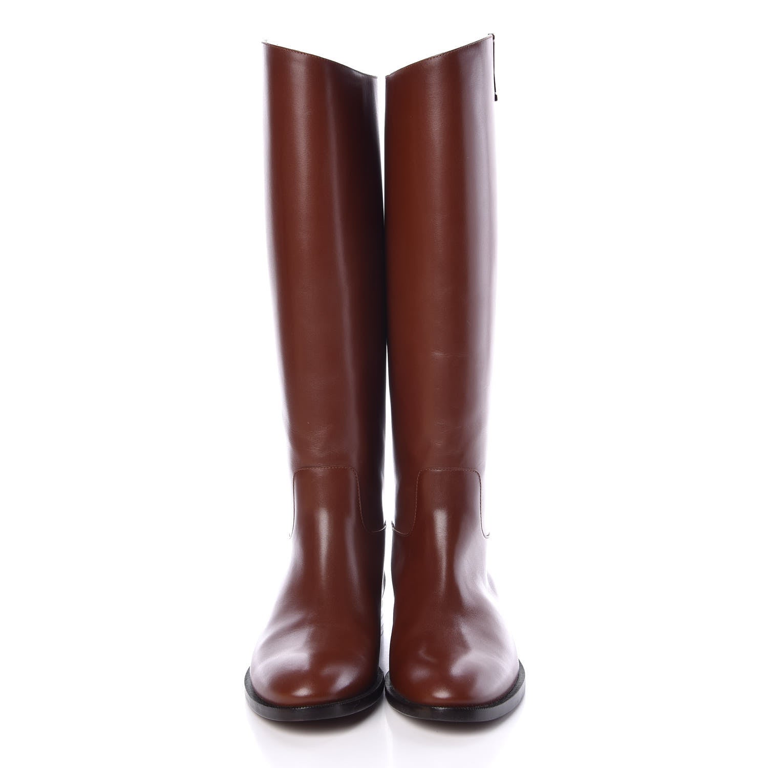 Louis Vuitton Heritage Flat High Boots 39 Brown 2 of 9