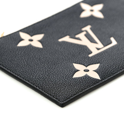 Louis Vuitton Empreinte Monogram Giant Neonoe MM Pochette Black Beige 9 of 10