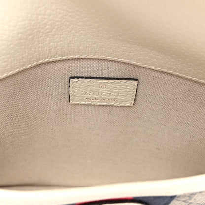 Gucci GG Supreme Monogram Web Small Ophidia Belt Bag 100 40 Beige Ebony White 6 of 10