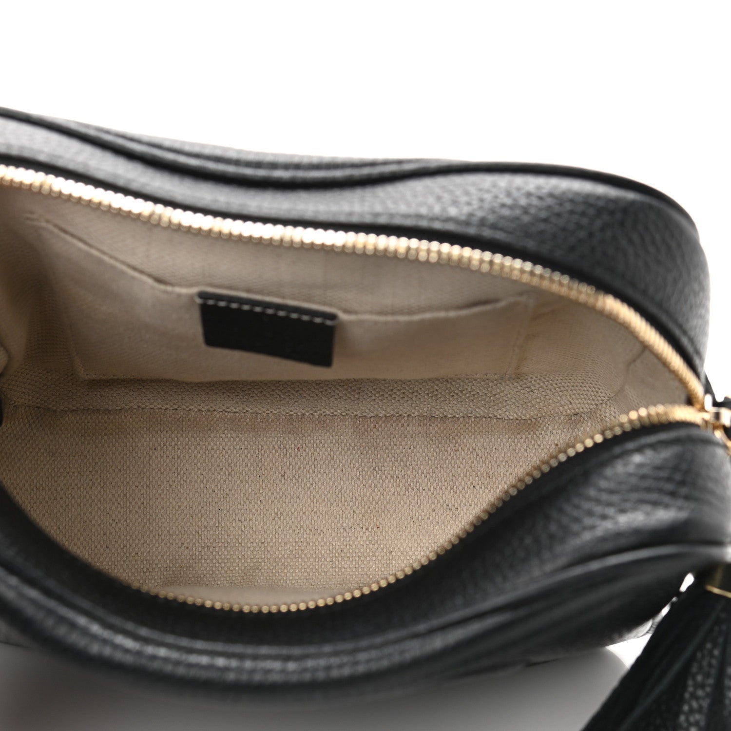 Gucci Pebbled Calfskin Small Soho Disco Bag Black 5 of 10