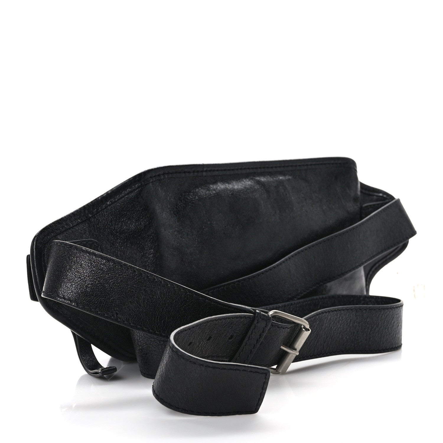 Balenciaga Lambskin Classic Hardware Neo Lift Hip Bag Black 3 of 10