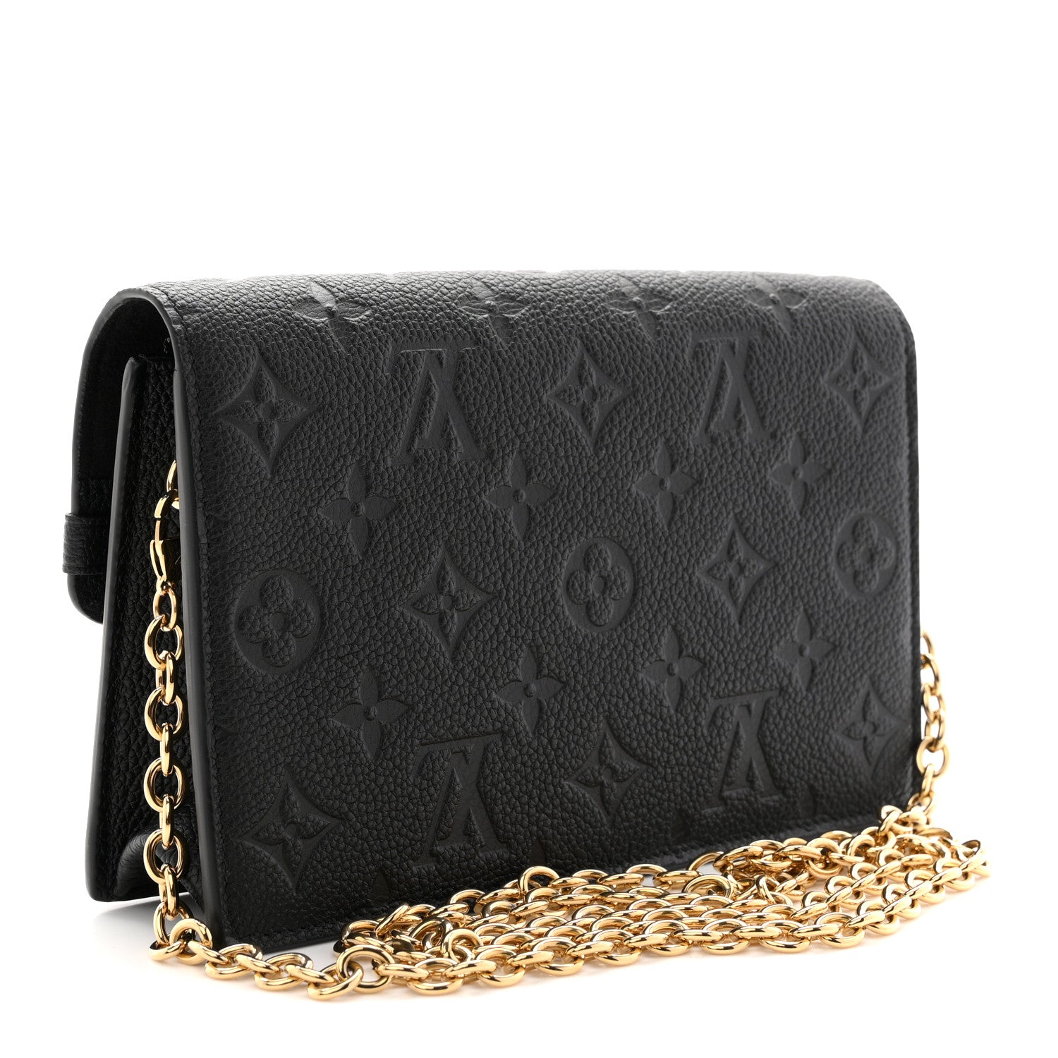 Louis Vuitton Empreinte Vavin Chain Wallet Black 3 of 10