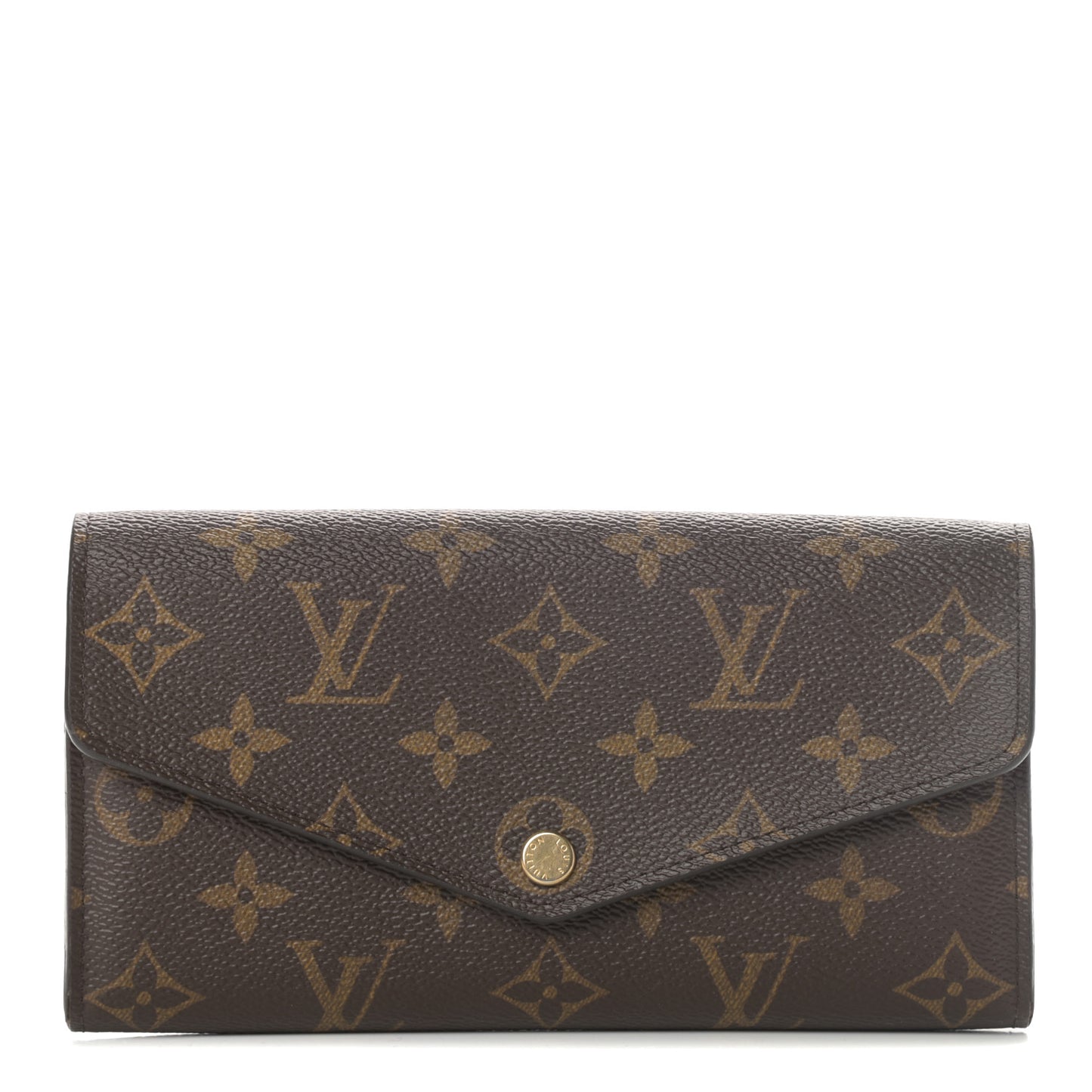 Monogram Sarah Wallet NM Coquelicot