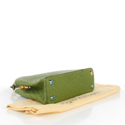 Louis Vuitton Ostrich Capucines BB Kiwi 4 of 8