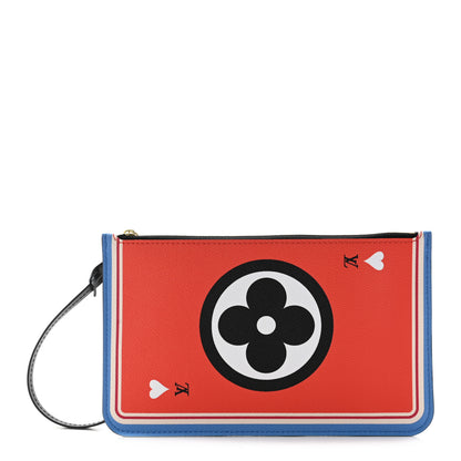 Louis Vuitton Game On Neverfull MM Pochette White 1 of 8