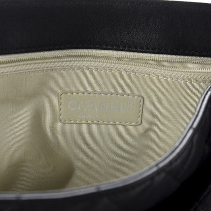 Chanel Washed Lambskin Quilted Maxi Chain Around Flap Black 8 of 10