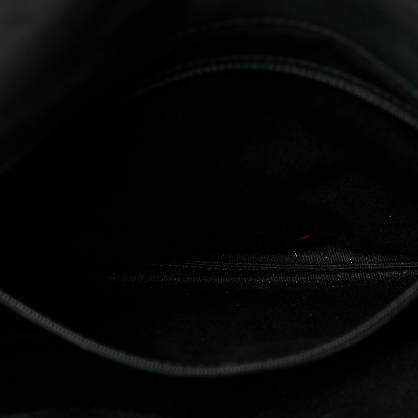 Iridescent Calfskin Jumbo In the Mix Double Flap Black