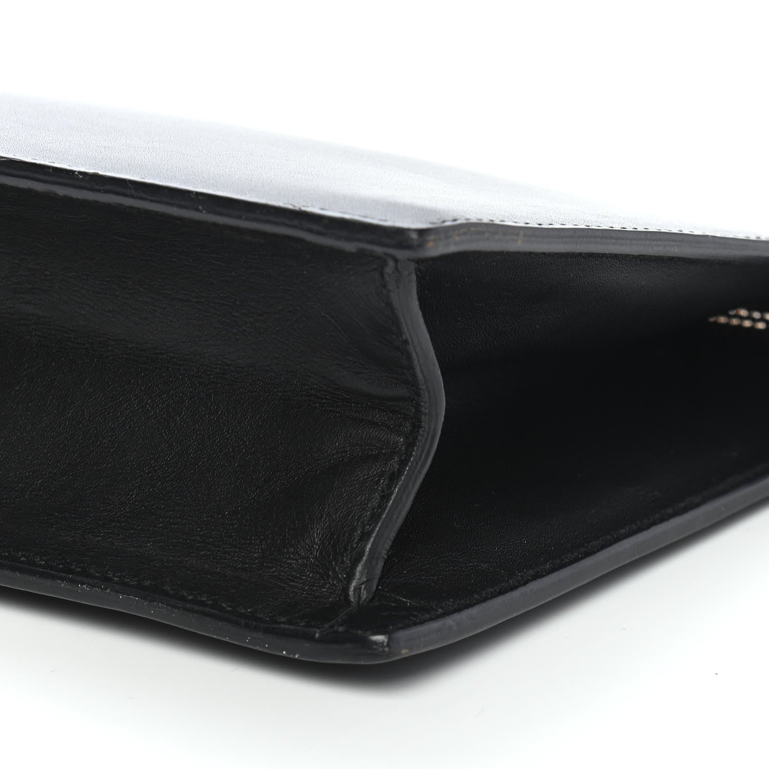 Saint Laurent Leather Lutetia Clutch Black 7 of 7