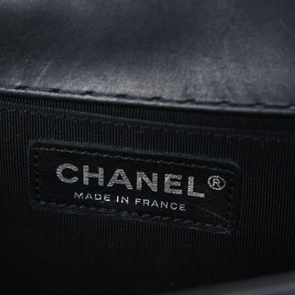 Chanel Calfskin Double Stitch Small Boy Flap Black 6 of 10
