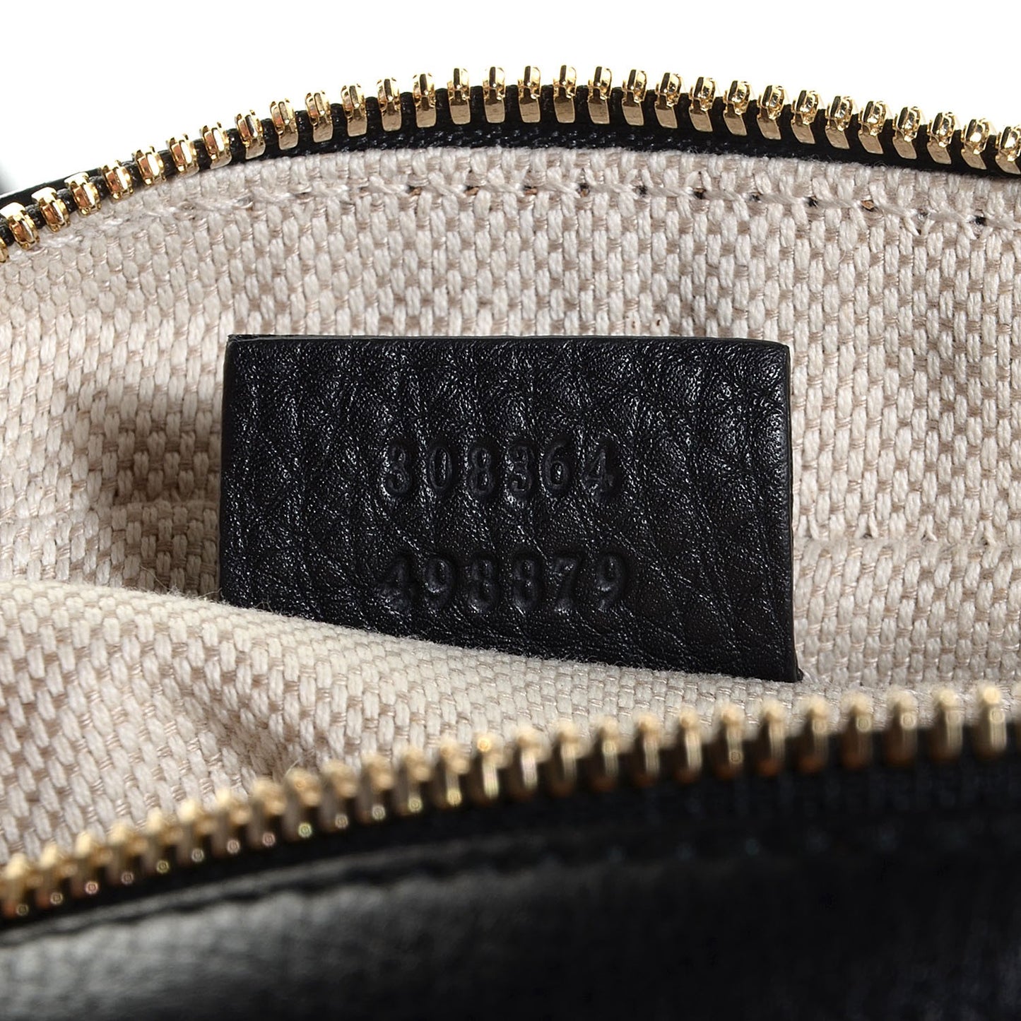 Pebbled Calfskin Small Soho Disco Bag Black