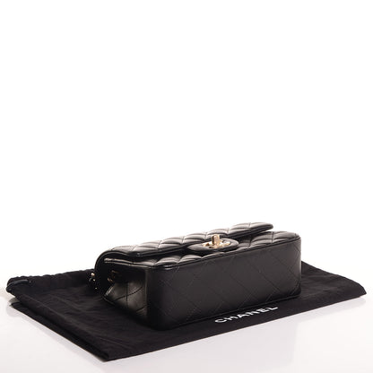 Chanel Lambskin Quilted Mini Rectangular Flap Black 4 of 20