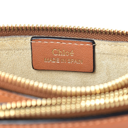 Chloe Calfskin Suede Small Jane Fringe Bag Caramel 6 of 12