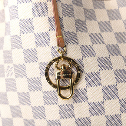 Louis Vuitton Damier Azur Delightful MM Rose Ballerine 15 of 16