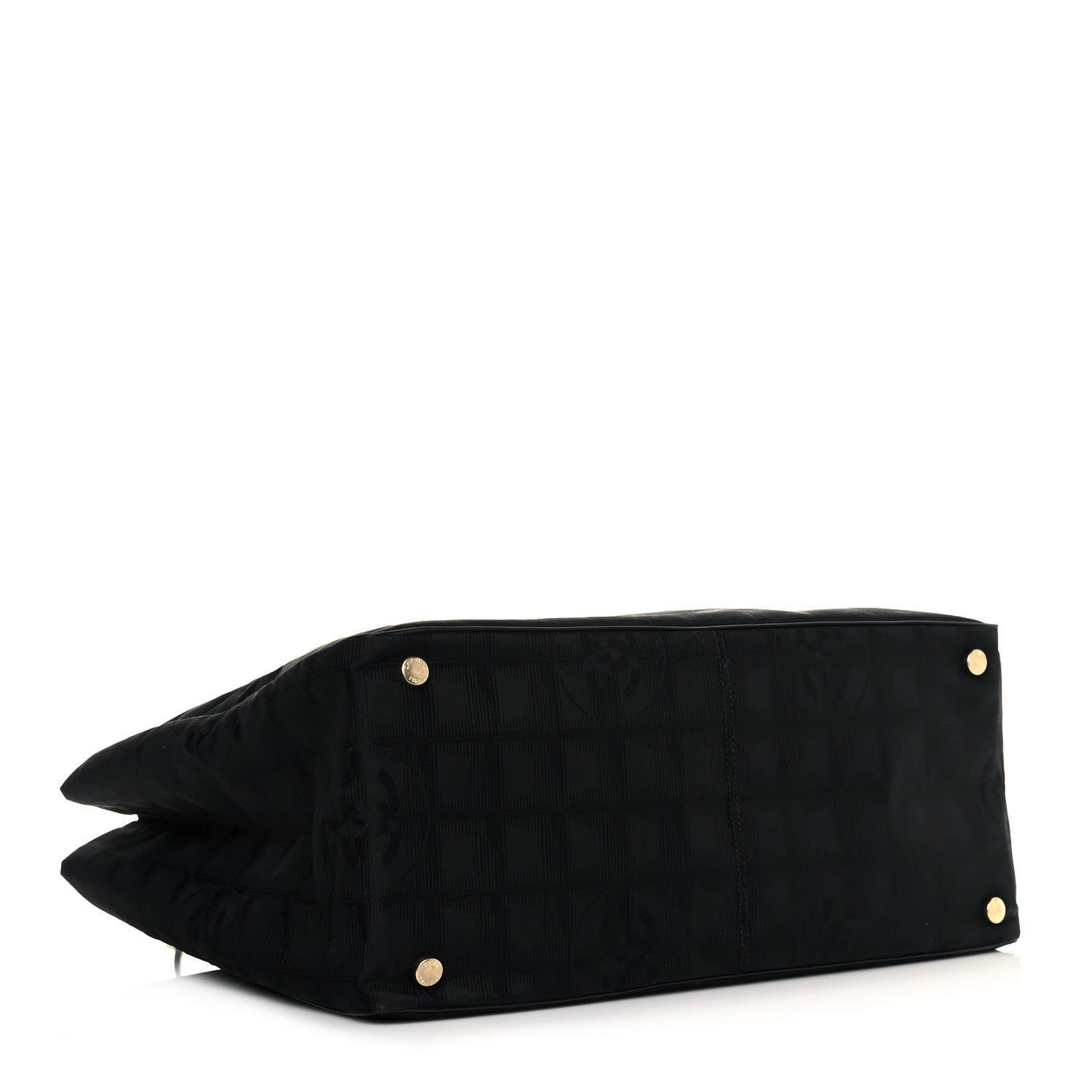 Nylon Medium Travel Tote Black