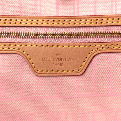 Louis Vuitton Damier Azur Neo Neverfull MM Rose Ballerine 6 of 8