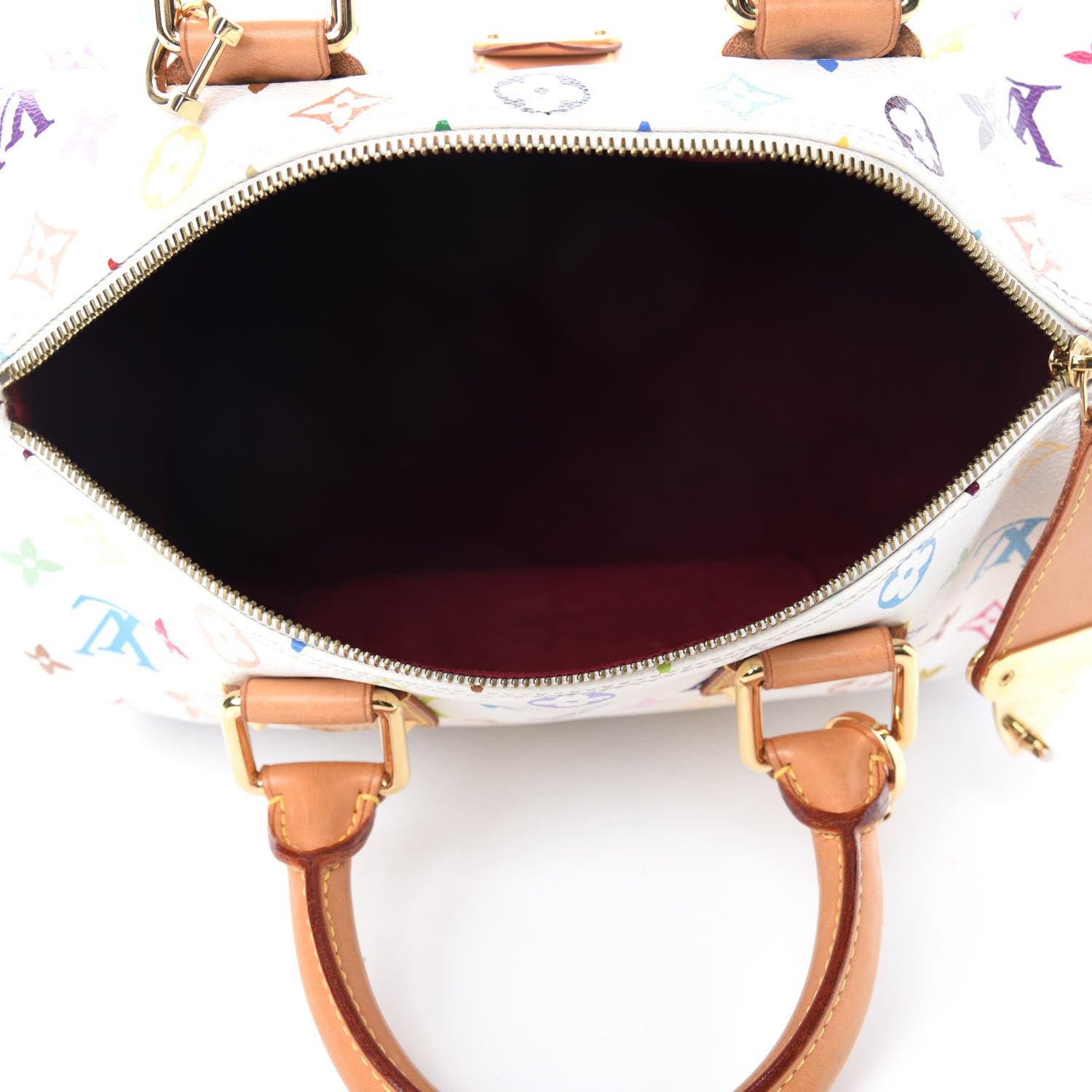 Louis Vuitton Monogram Multicolor Speedy 30 White 5 of 11