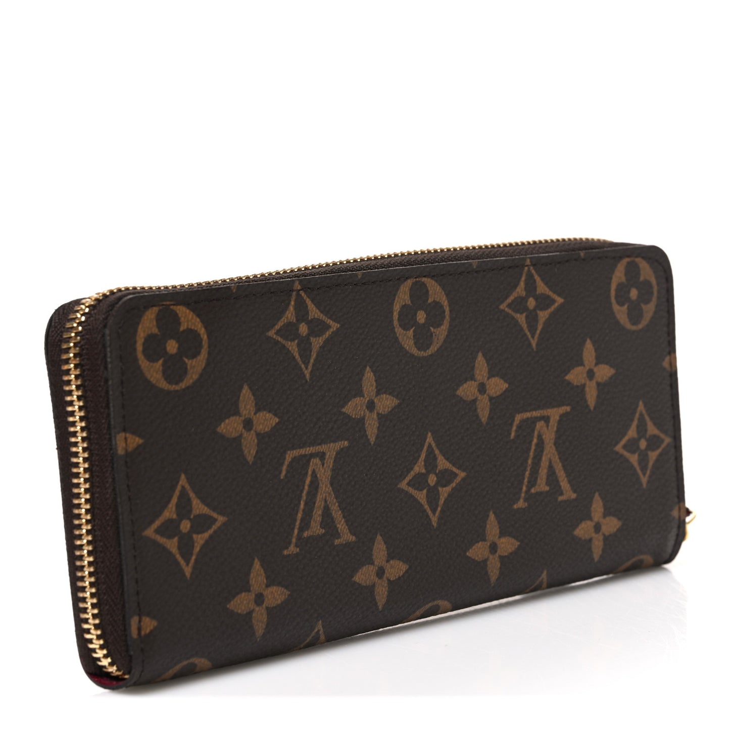 Monogram Clemence Wallet Fuchsia