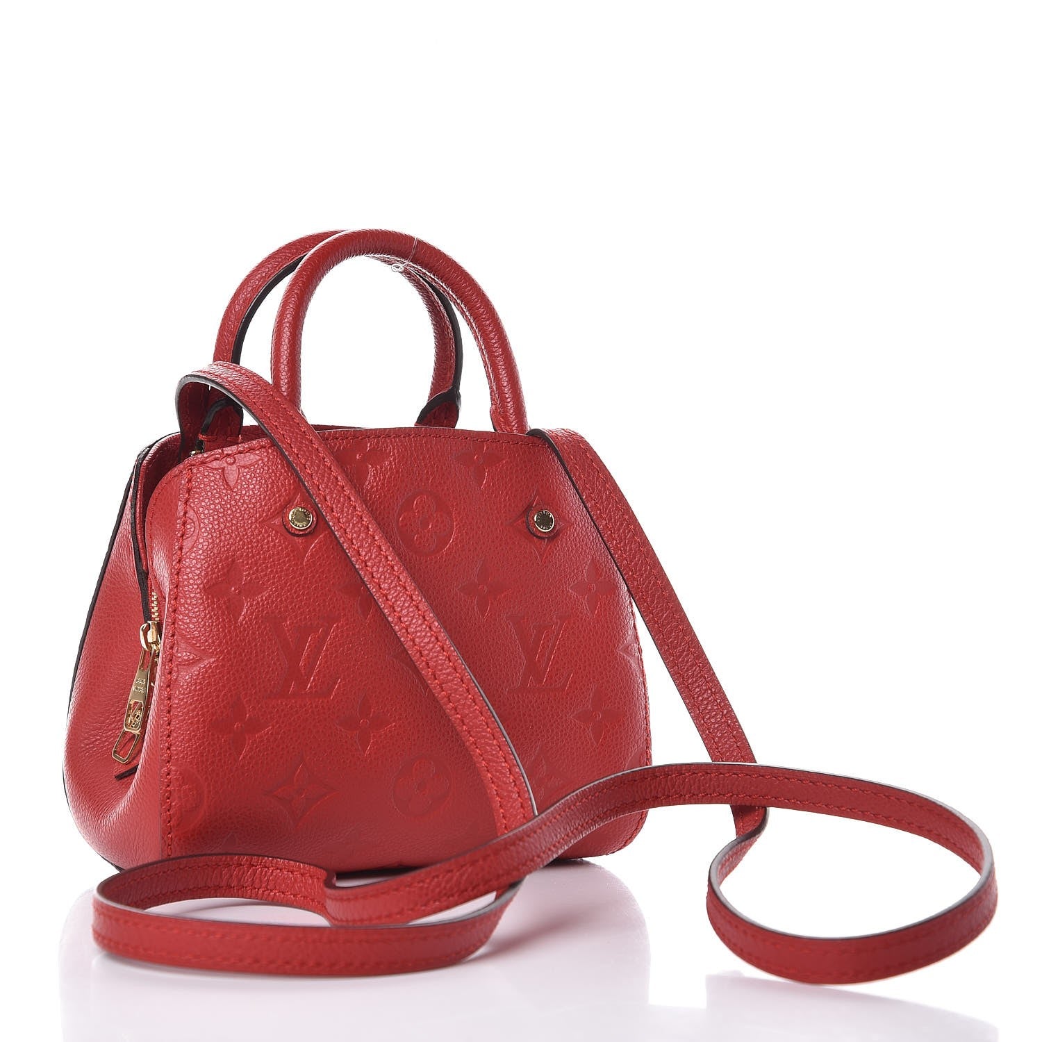 Louis Vuitton Empreinte Montaigne Nano Cherry 4 of 13