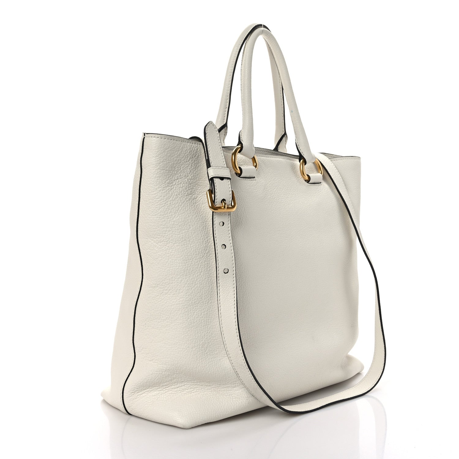 Prada Vitello Phenix Tote Bianco 3 of 9