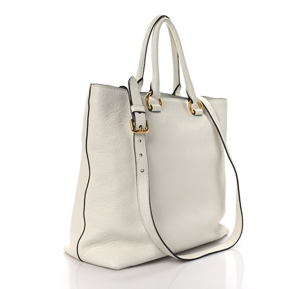 Prada Vitello Phenix Tote Bianco 3 of 9