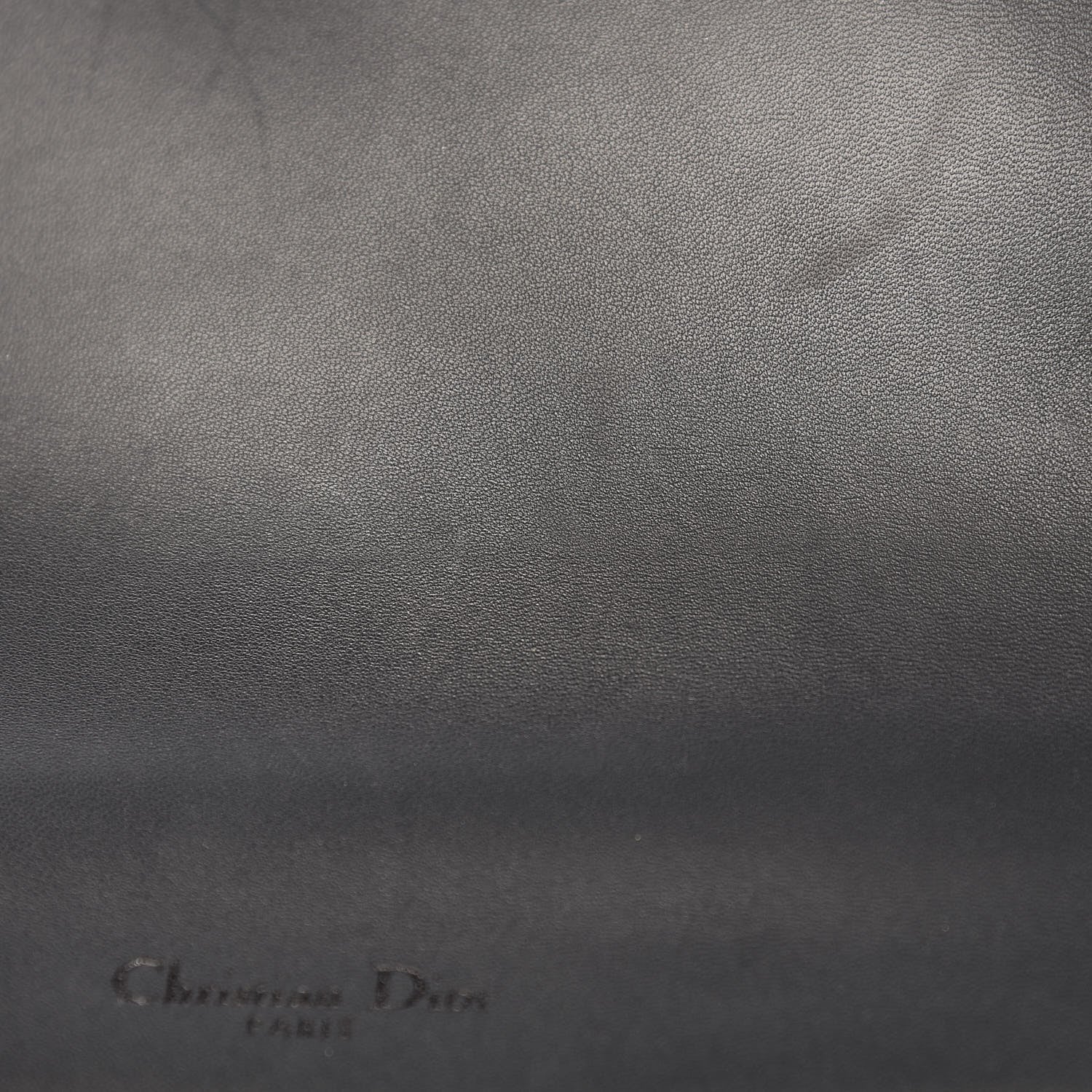 Christian Dior Metallic Patent Micro-Cannage Medium Diorama Flap Bag Graphite 11 of 14
