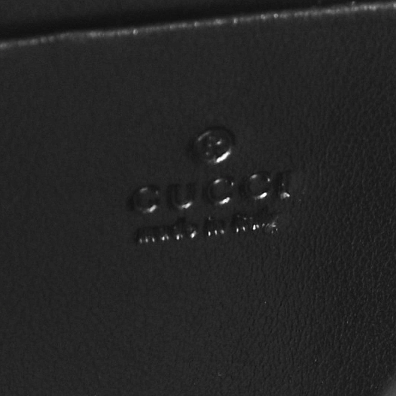 Gucci Calfskin Matelasse GG Marmont Chain Wallet Black 6 of 11