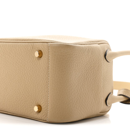 Hermes Taurillon Clemence Verso Mini Lindy 20 Trench Gris Asphalte 9 of 10