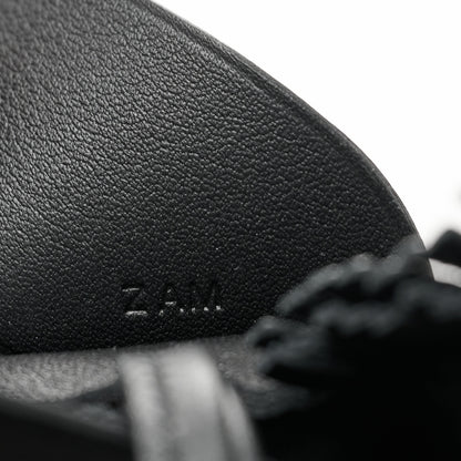Hermes Milo Lambskin Grigri Rodeo Horse Bag Charm MM So Black 4 of 6