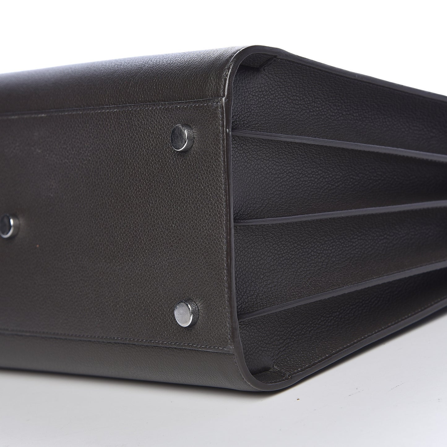 Grained Calfskin Small Sac De Jour Black